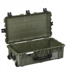 Kohver 832x466x279mm, veekindel, roheline, ratastega, IP67, 7.7kg