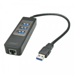 USB 3.0 hub: 3x USB 3.1 - A, 1x LAN Gigabit