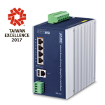 Switch: 4 x 10/100/1000Mbps PoE+, 1 x 10/100/1000Mbps, manageeritav, 120w PoE budget