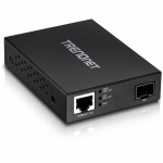 FO konverter: 100/1000Base-T <> SFP Media Converter, PoE toitega