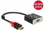&Uuml;leminek DisplayPort (M) - HDMI (F), 4K@60Hz Active (F) 0.2m, must