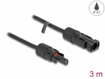 DL4 Solar pikenduskaabel 3.0m, 4 mm&sup2;, must
