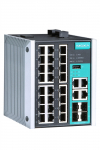 Switch: 24 x 10/100BaseT(X), 4 x 10/100/1000BaseT(X) v&otilde;i x SFP pesa, -10 kuni 60&deg;C