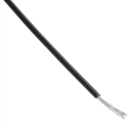 Montaažijuhe 0,24mm&sup2;, must AWG24 PTFE 600V h&otilde;betatud vask -60&deg;C&hellip;200&deg;C UL1213 305m