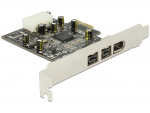 Laienduskaart: PCIe x1, 2 x FireWire B + 1 x v&auml;line FireWire A