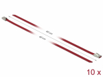 Kaablisidemed 400x4,6mm, terasest, punased (10tk)