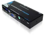 KVM switch: 4 porti, VGA, PS/2, 1 arvuti - 2 kasutajat