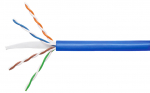 Keerdpaarkaabel Cat6 U/UTP 4x2x0,5 &uuml;hekiuline 23AWG LSZH B2ca sinine 500m/rull