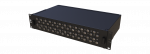 FO paneel 48xST duplex liikuva riiuliga 19&acute;&acute; 2U must multimode adapteritega