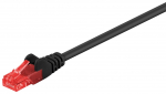 V&otilde;rgukaabel Cat6 UTP 1.0m, must, CCA