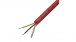 Mikrofonikaabel Van Damme, punane, 2x0.22 mm&sup2; CSA, varjestatud, ⌀4.85mm