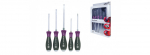 Kruvikeerajakomplekt lapik/PH, MicroFinish&reg; libisemisvastane k&auml;epide, 5 osa