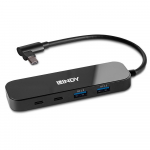USB 3.2 hub: 4porti, 2 x USB-A, 2 x USB-C ,Power Delivery up to 100W