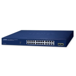 Switch: 24 x 10/100/1000Mbps, 2 x SFP, Web Smart, r&auml;kitav