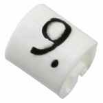 Kaablim&auml;rgis &acute;&acute;9&acute;&acute; valge, 2.0 &ndash; 3.2 mm, kaablile / 1000tk pakis