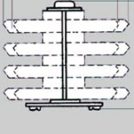 CAROUSEL - Assembling KIT, 4 floors without bins