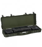 Relvakohver 1189x415x159mm, veekindel, roheline, relvakotiga, ratastega, 8.8kg