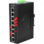 Switch: 8 x 10/100/1000BaseT(X) PoE+, -40 kuni 80&deg;C, mittemanageeritav, DIN, 12-36VDC