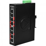 Switch: 8 x 10/100BaseT(X) PoE+, -40 kuni 80&deg;C, mittemanageeritav, DIN, 48-55VDC