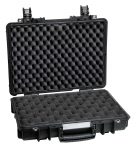 Kohver 457x366x118mm, veekindel, must, lainelise vahuga, IP67, 2.6kg