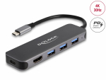 USB-C hub: 3x USB 3.2-A, 1x USB-C, PD 85W, 1x HDMI, must