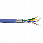 Keerdpaarkaabel Cat6 U/FTP 4x2x0,5 &uuml;hekiuline 23AWG LSHF Dca sinine 500m/rull