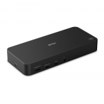 USB-C dock: : 1x HDMI, 1x DP, 1x RJ45, 2x USB Type A, 1x USB Type C, 1x SD, 1x Audio, sobib ka MAC&acute;ile