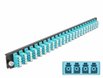 FO eemaldatav esipaneel 24xLC Quad 19&acute;&acute; multimode adapteritega OM3