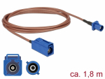FAKRA C pesa - FAKRA C pistik RG-316 1.8m