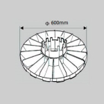 CAROUSEL - Complete Bins Plate dia.600 orange