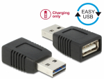 Adapter USB 2.0 A (M) - A (F) Easy-USB, ainult laadimiseks
