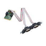 RS-232 PCI Express kaart, Low Profile, 2 porti, 2.5kV isolatsiooniga, -40 kuni 85&deg;C