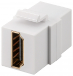 Keystone moodul: HDMI F / F 1080p,valge