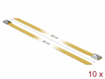 Kaablisidemed 300x7,9mm, terasest, kollased (10tk)
