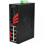 Switch: 8 x 10/100/1000BaseT(X) PoE+, 4 x SFP, -10 kuni 70&deg;C, mittemanageeritav, DIN, 48-55VDC