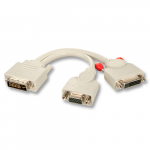 &Uuml;leminek DVI-I (M) - DVI-D (F) + VGA (F) 0.2m