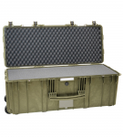 Kast 1009x412x354mm, veekindel, roheline, vahuga, ratastega, IP67, 12.7kg