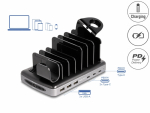 Laadimisjaam 3x USB-C PD, 3x USB-A, hall (112W)