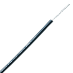 Montaažijuhe 0,09mm&sup2;, must AWG28 PTFE 600V h&otilde;betatud vask -60&deg;C&hellip;200&deg;C UL1213 305m