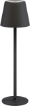 Juhtmevaba LED laualamp, 30 - 170 lm, 3000 K, 2.7 W, must