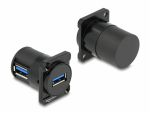 T&uuml;&uuml;p-D moodul - USB-A 2.0 F - F 90&deg; nurgaga