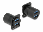 T&uuml;&uuml;p-D moodul - 2x USB-A 3.2 F - F