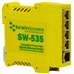 Switch: 5 x PoE+ 10/100/1000BaseT(X), 44 VDC - 57 VDC , -40&deg;C kuni +80&deg;C