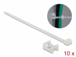 Kaablisidemed klambriga 150 x 7.2mm, valged (10tk)