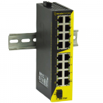 Switch: 14x 10/100BaseT(X), 2x 10/100/1000BaseT(X), 1x SFP, 5 VDC - 30 VDC, -40&deg;C kuni +80&deg;C