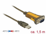 Konverter: USB 2.0 - RS232 (9 pin), 0.66m, -40 &deg;C - to 85 &deg;C