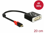 Konverter USB-C (M) - DVI (F) 4K@30Hz, 0.2m