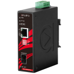 T&ouml;&ouml;stuslik PoE+ konverter: 10/100/1000T(X) to 100/1000 SFP, -40&deg; kuni 75&deg;C, kompaktne, DIN, PRRT