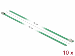 Kaablisidemed 500x4,6mm, terasest, rohelised (10tk)