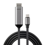 USB-C - Displayport kaabel 1.0m, 8K60Hz, Bi-Directional